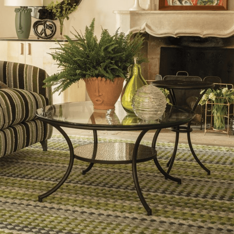 Coralia Coffee Table Table Verre Églomisé