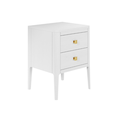 Abberley Bedside - White - 2 Drawers