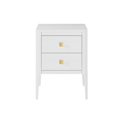 Abberley Bedside - White - 2 Drawers