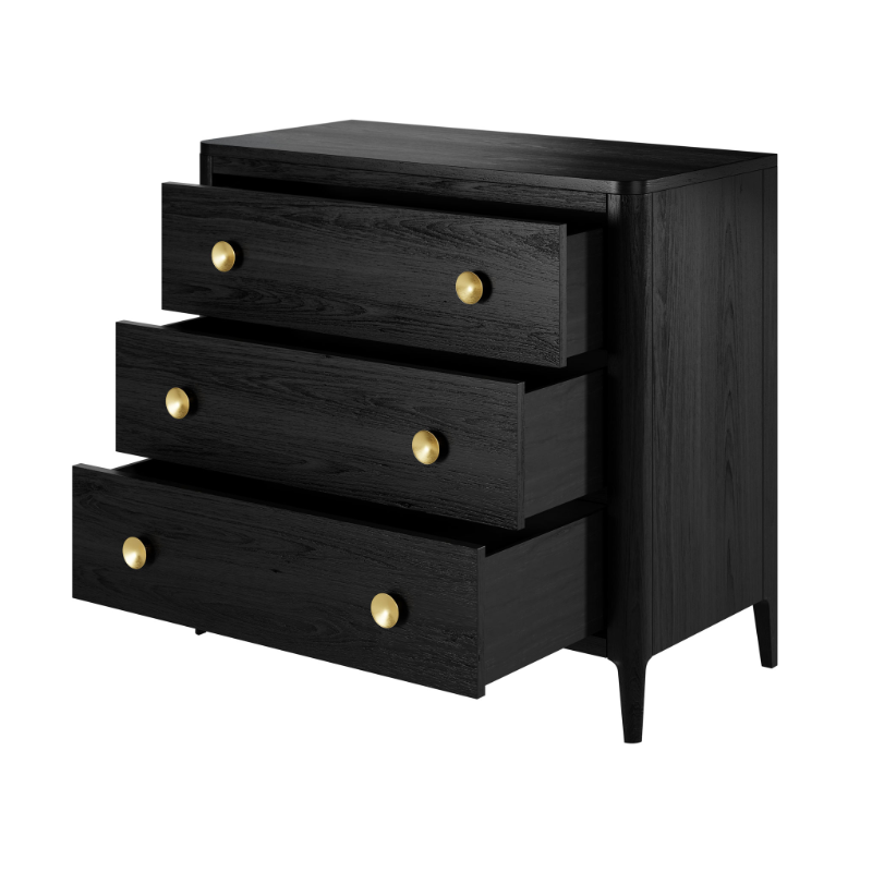 Abberley Chest of Drawers - Black