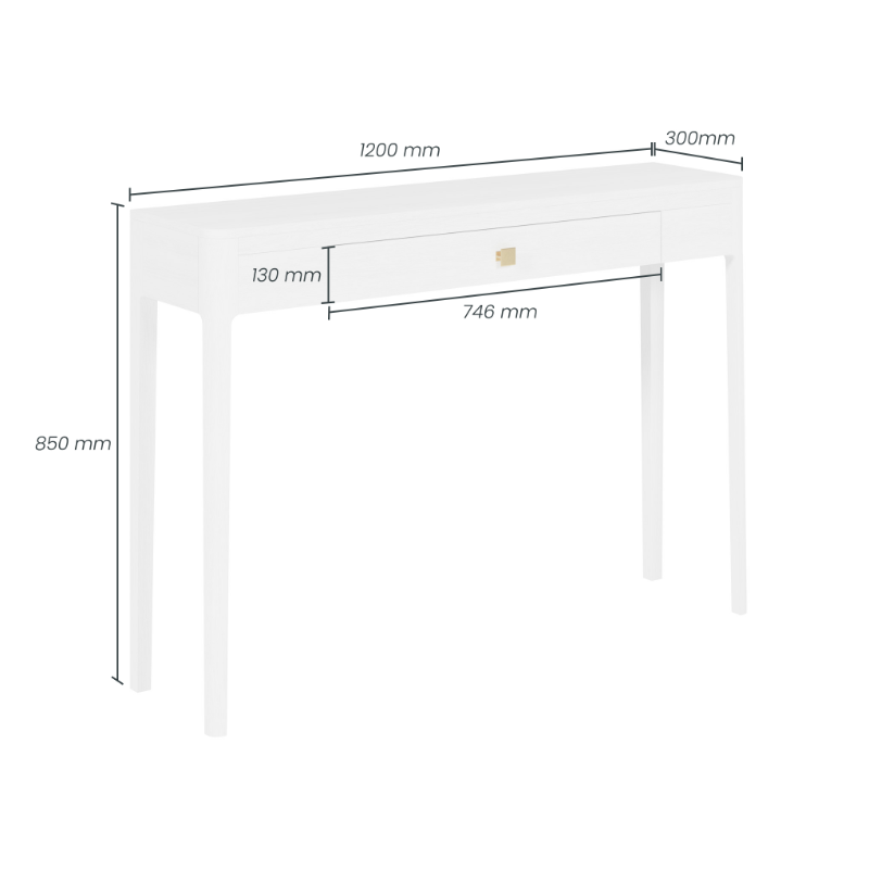 Abberley Console - White