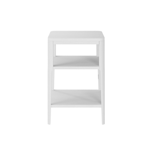 Abberley End Table - White