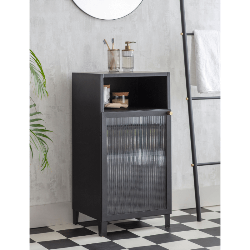 Adelphi Single Cabinet - Black Garden Trading