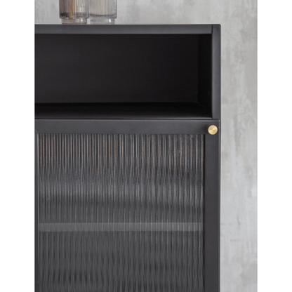 Adelphi Single Cabinet - Black Garden Trading