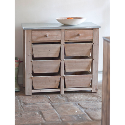 Aldsworth 8 Drawer Storage Unit - Natural