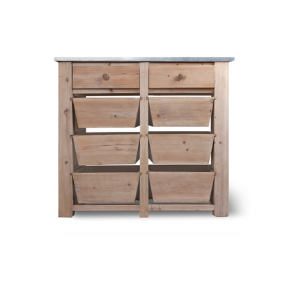 Aldsworth 8 Drawer Storage Unit - Natural