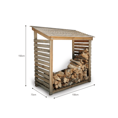 Aldsworth Natural Double Log Store