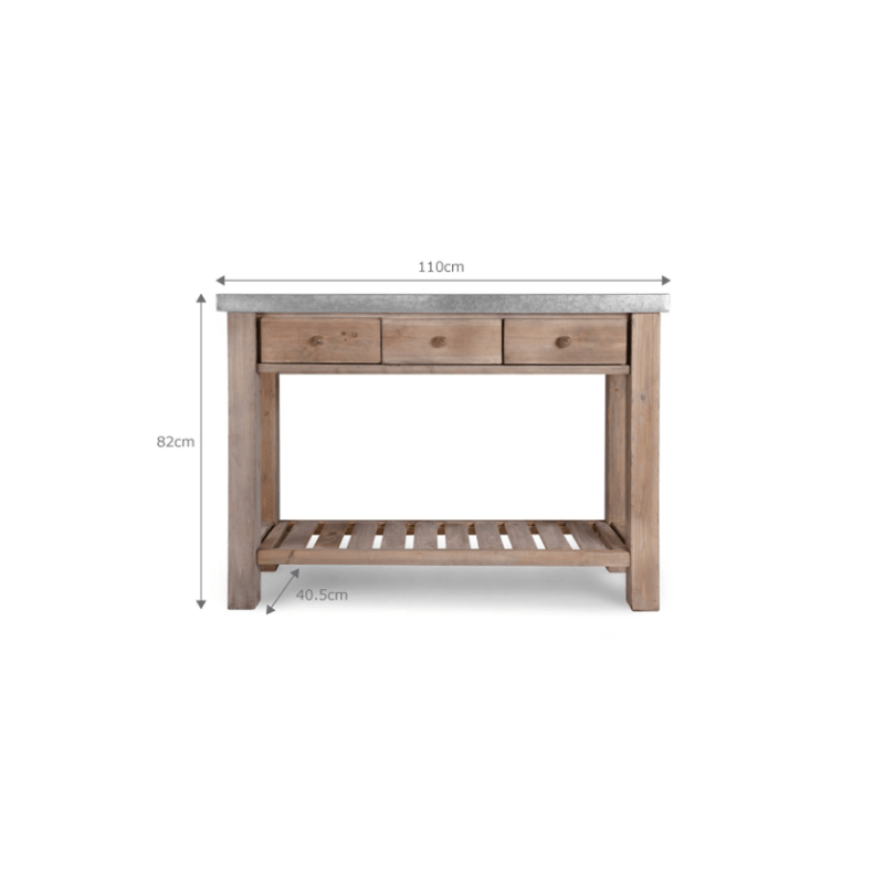 Aldsworth Natural Potting Table