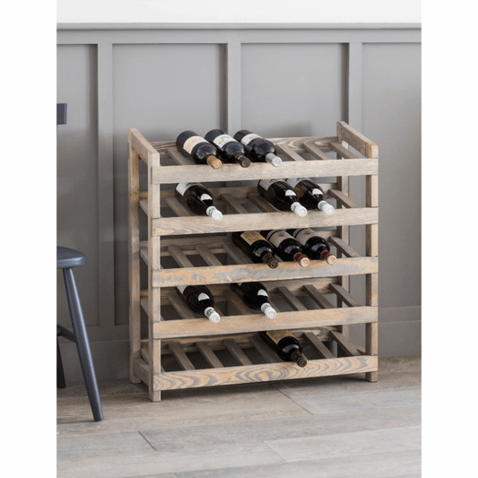 Aldsworth Wine Rack 35 Bottles - Natural