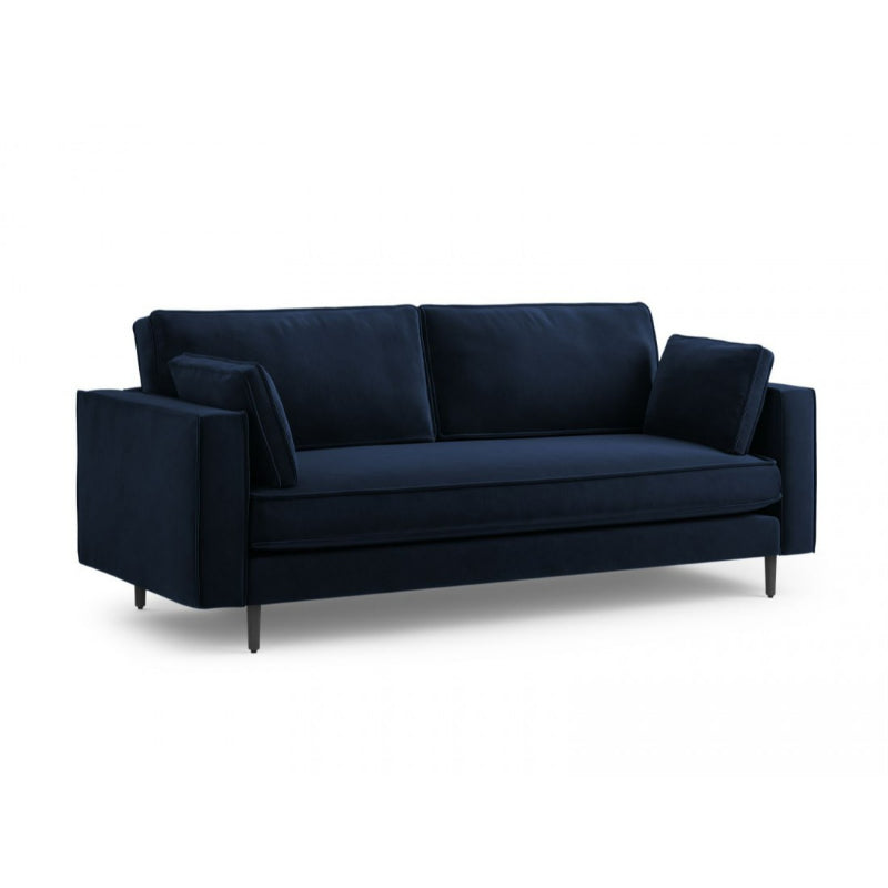 Alexis Three Seater Sofa - Dark Blue