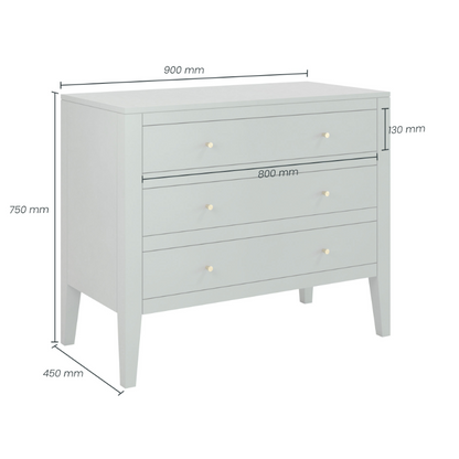 Alton Chest of Drawers - Grey