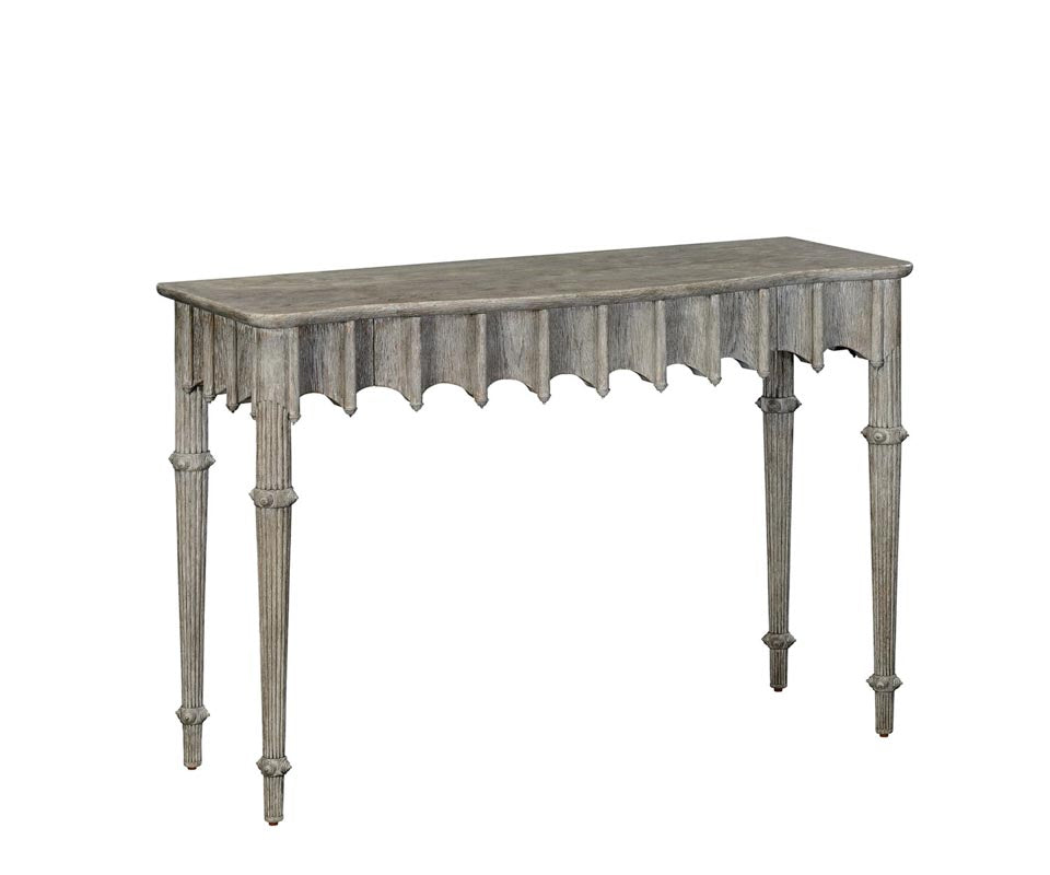 Artaross Console Greyed Oak