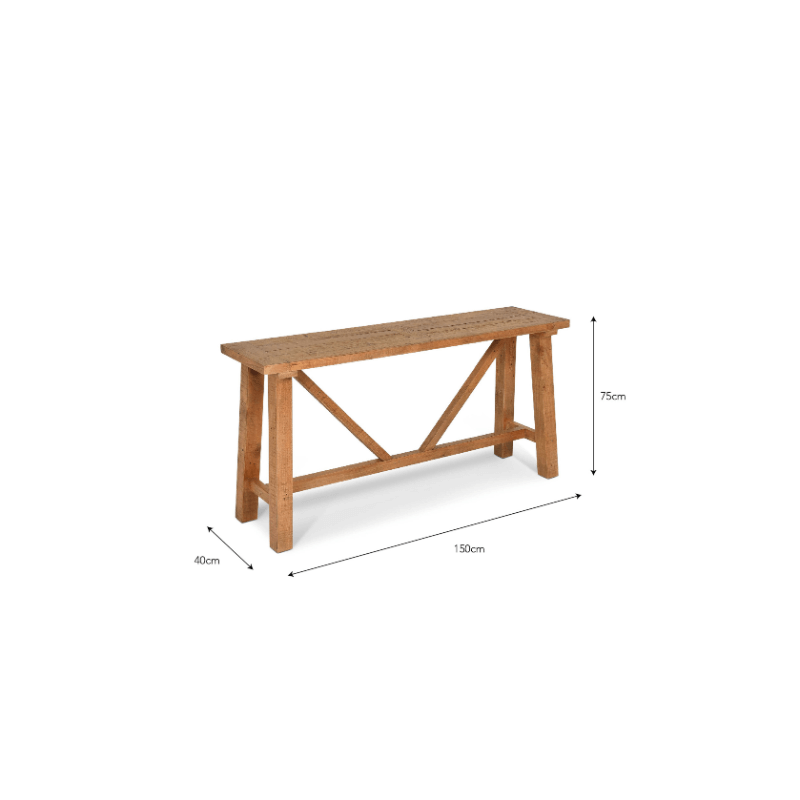 Ashwell Console Table - Natural