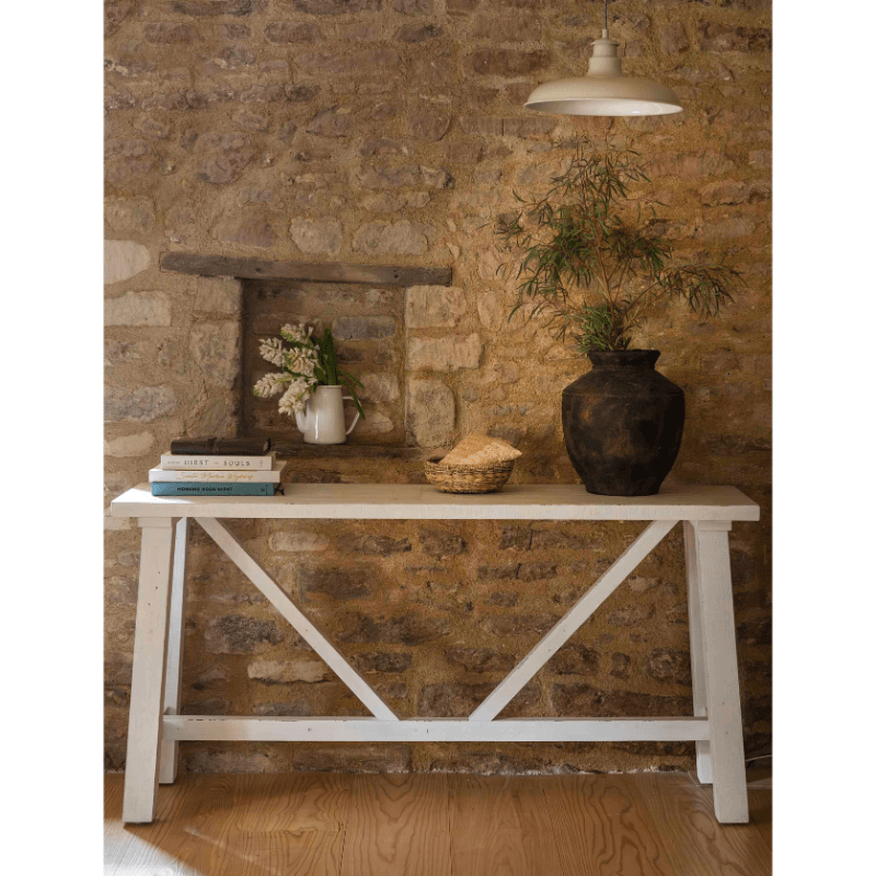 Ashwell Console Table - Whitewash