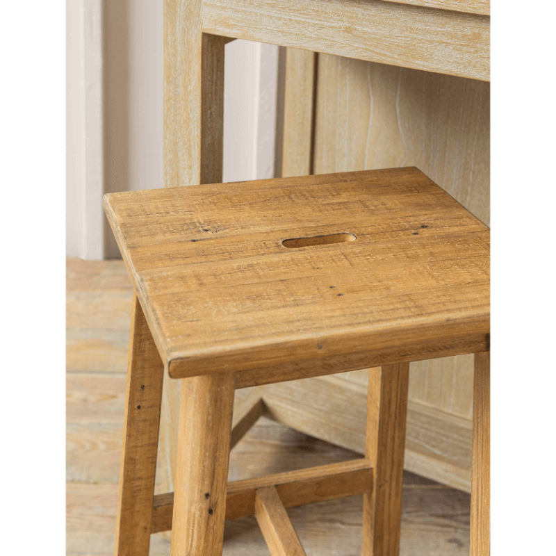 Ashwell Handle Bar Stool - Natural