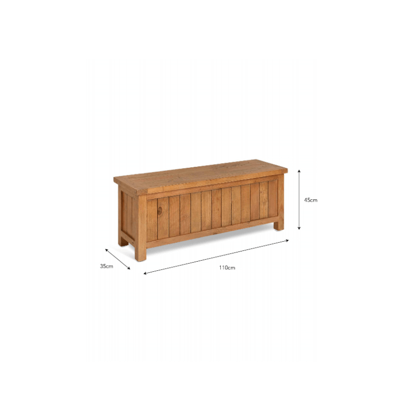 Ashwell Storage Bench Box - Natural