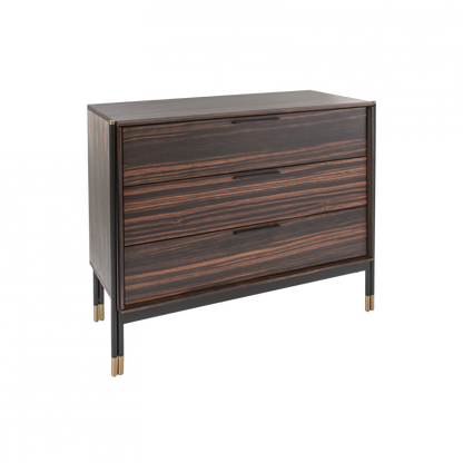 Bali Ebony 3 Drawer Chest