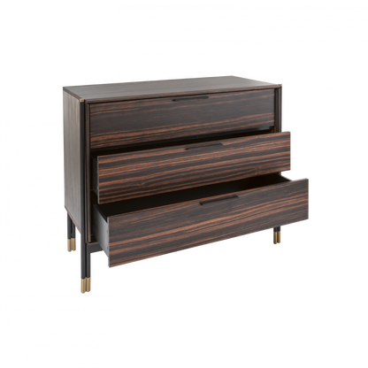 Bali Ebony 3 Drawer Chest