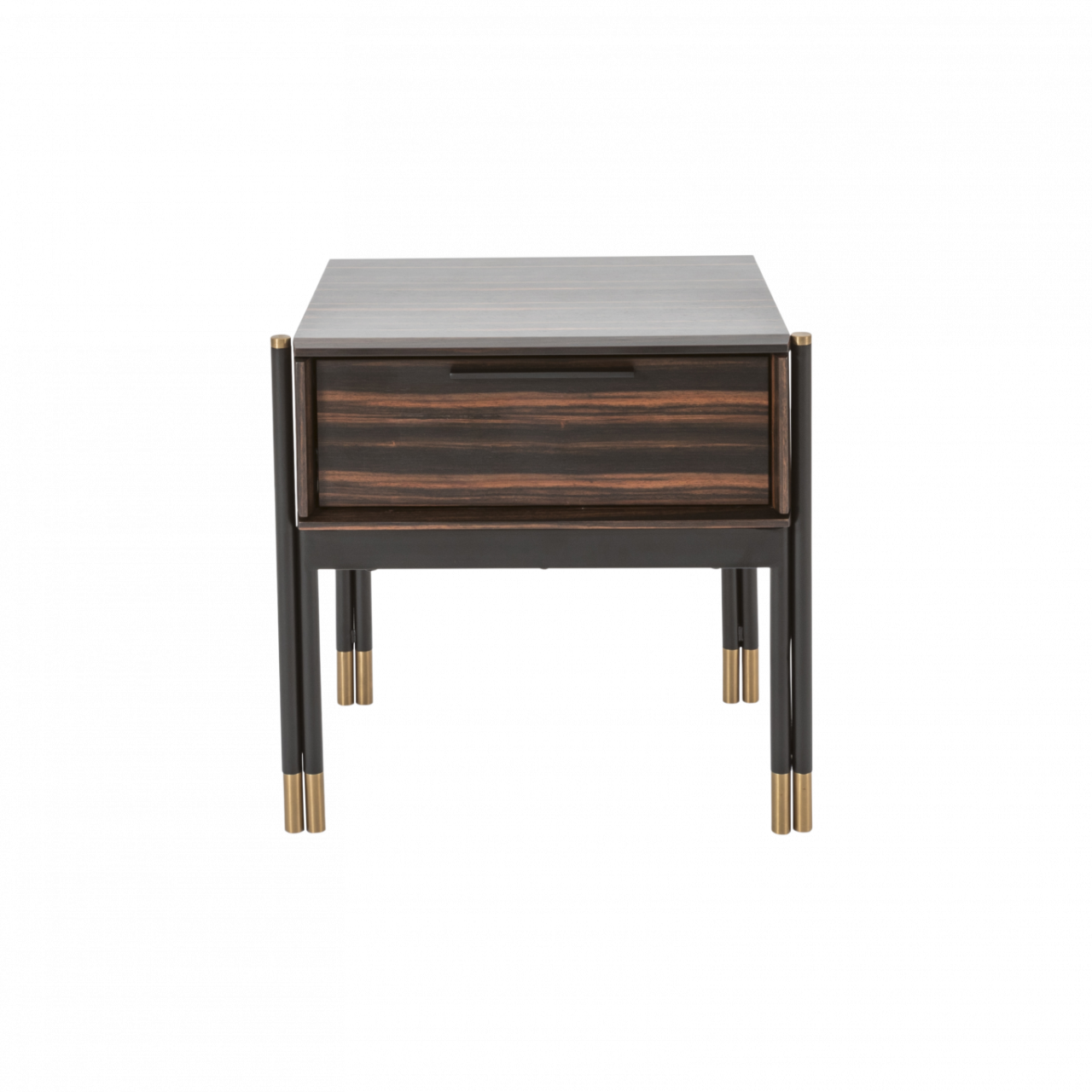 Bali Ebony Bedside Table - Single