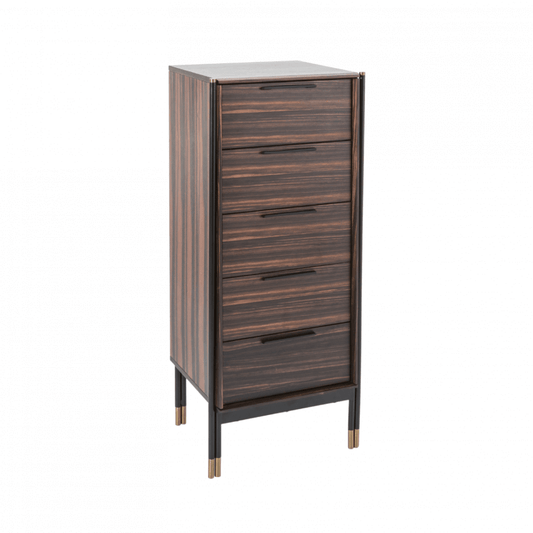 Bali Ebony Tallboy Narrow Chest - Grey