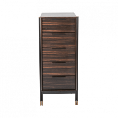 Bali Ebony Tallboy Narrow Chest - Grey