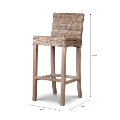 Bembridge Bar Stool - Natural