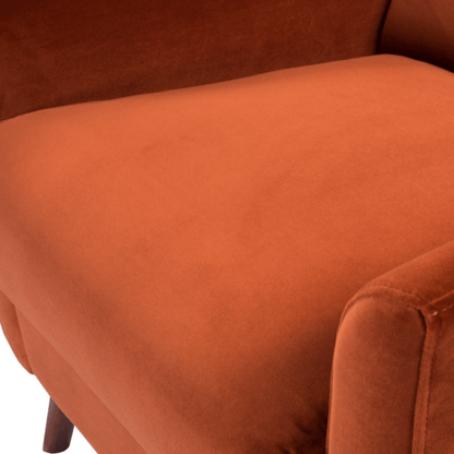 Betty Occasional Chair - Terracotta Velvet