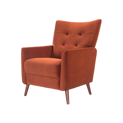 Betty Occasional Chair - Terracotta Velvet