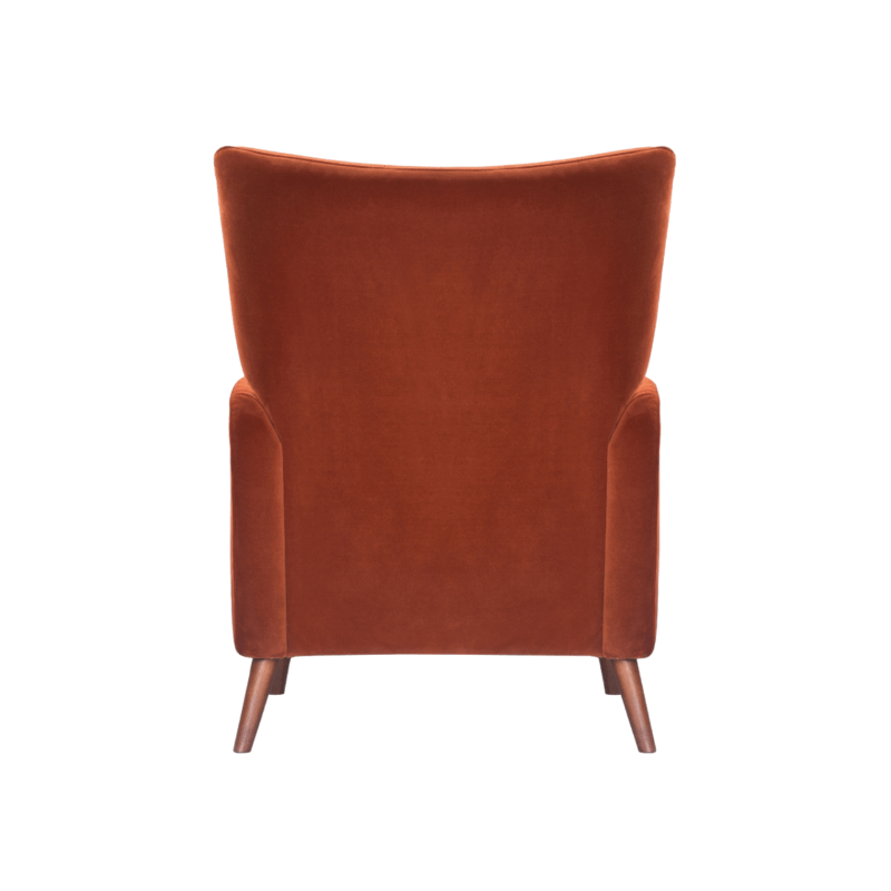 Betty Occasional Chair - Terracotta Velvet