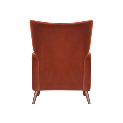 Betty Occasional Chair - Terracotta Velvet