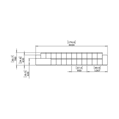 Connect Modular 5 Sofa Chaise