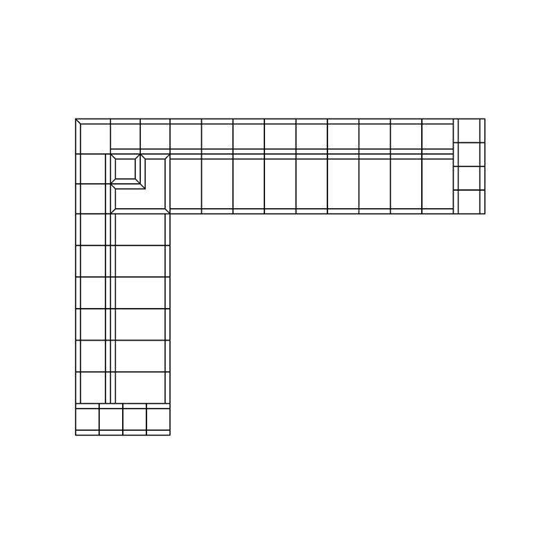 Connect Modular 6 L-Sectional Corner Sofa