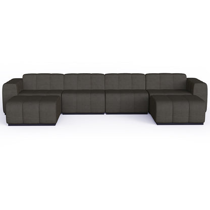 Connect Modular 6 U-Chaise Sectional Sofa