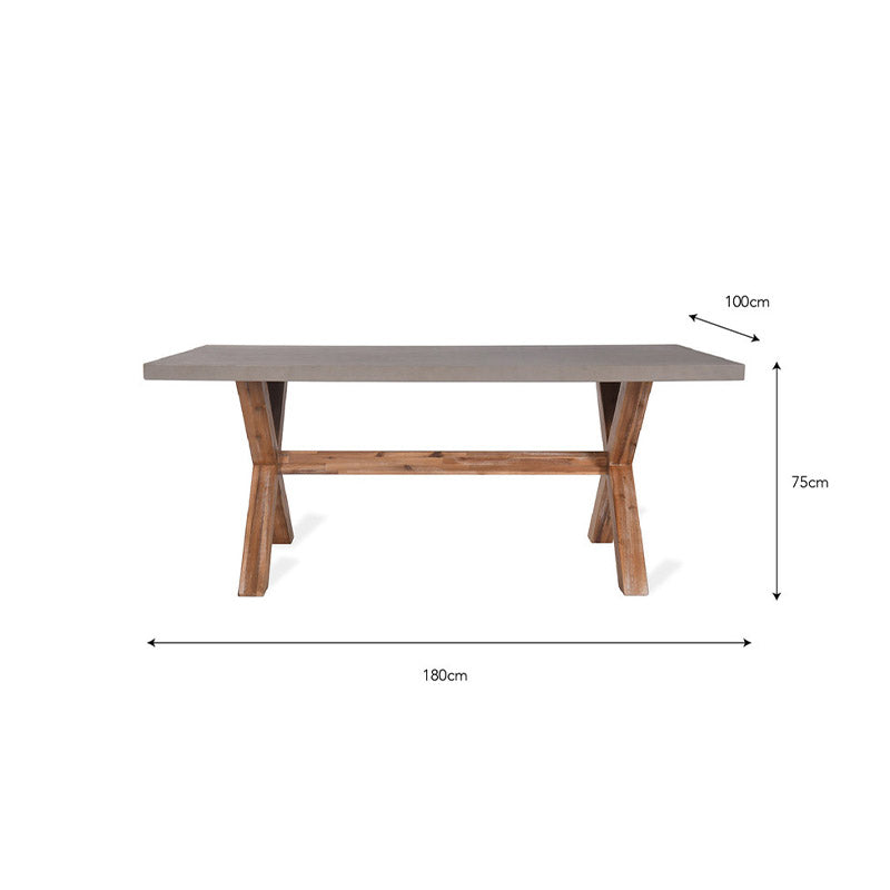 Burford Table in Natural - Small