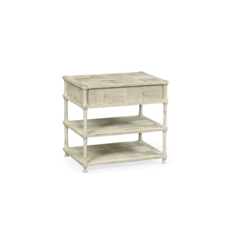 Bywater Side Table with Drawer Washed Acacia