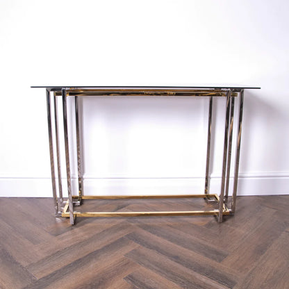 Buillon Gold Console Table