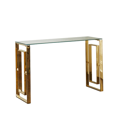 Milano Silver Plated Console Table