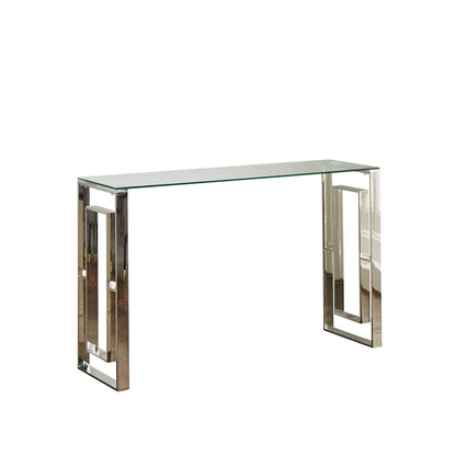 Milano Silver Plated Console Table