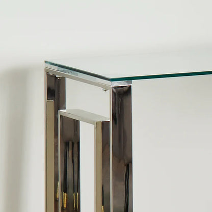 Milano Silver Plated Console Table