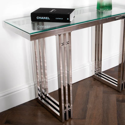 Zurich Silver Console Table