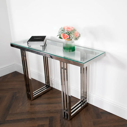 Zurich Silver Console Table