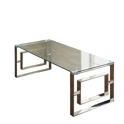 Milano Silver Plated Coffee Table