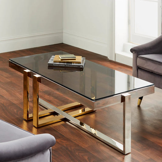 Nexus Gold and Silver Coffee Table