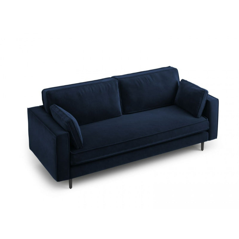 Alexis Three Seater Sofa - Dark Blue