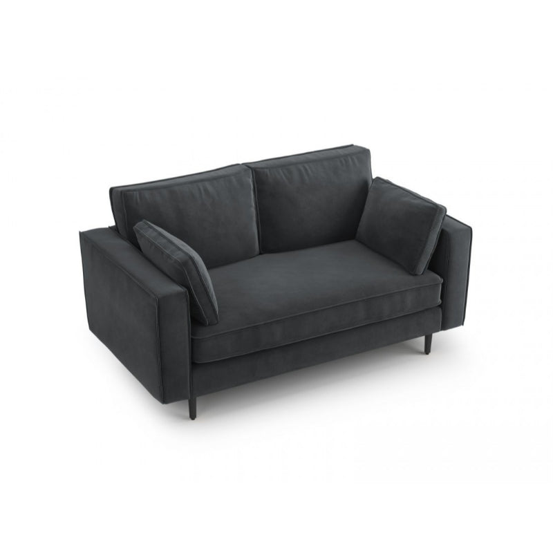 Alexis Two Seater Sofa - Charcoal Grey