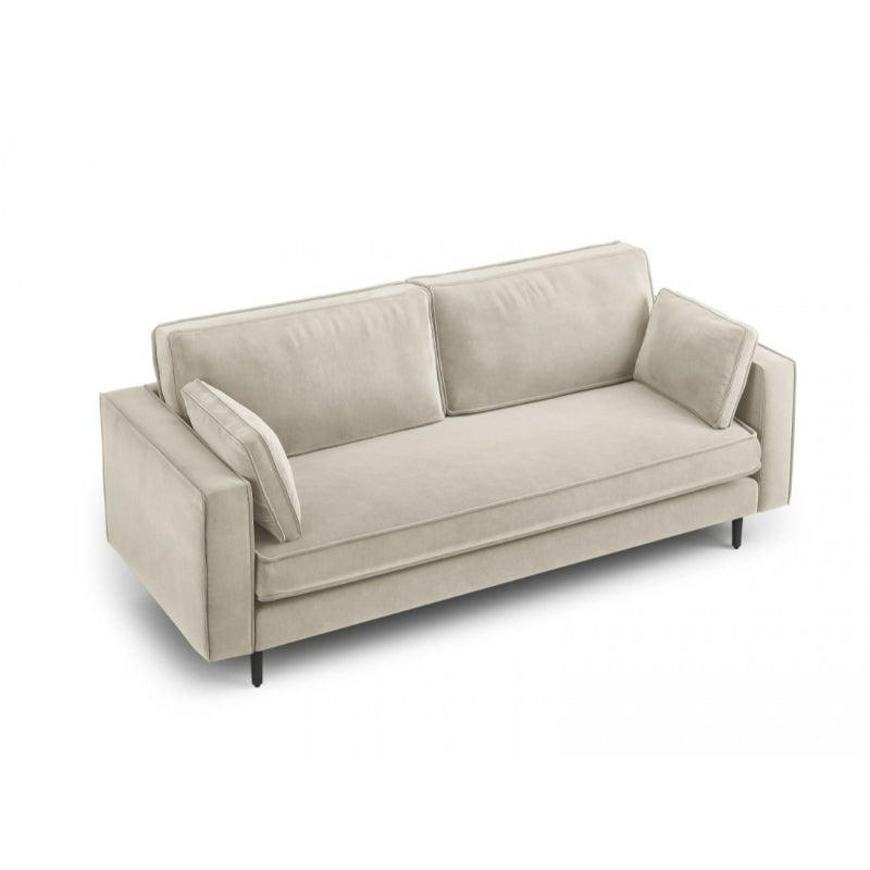 Alexis Three Seater Sofa - Light Beige