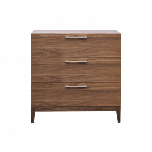 Calla 3 Drawer Chest in Walnut