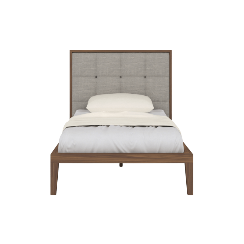 Calla Single Bed in Walnut/Natural