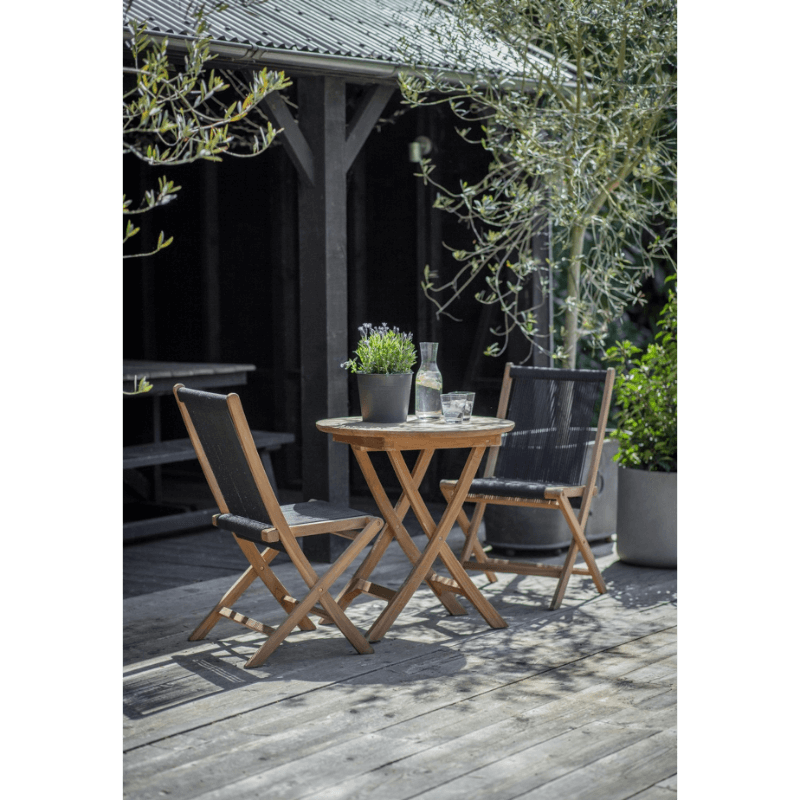 Carrick Table and Chair Set - Black