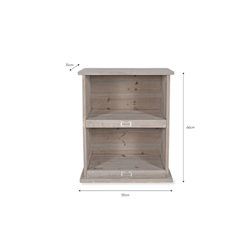 Chedworth Shelving Unit in Spruce - Small